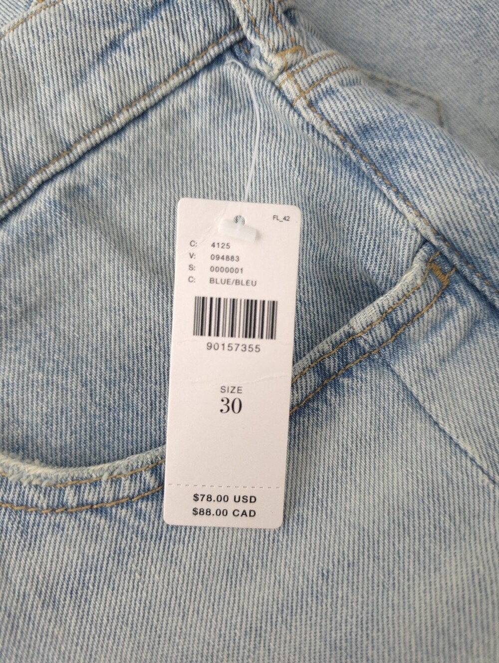 Pilcro Everyday Denim Light Wash Cutoff Shorts - Picture 7 of 12